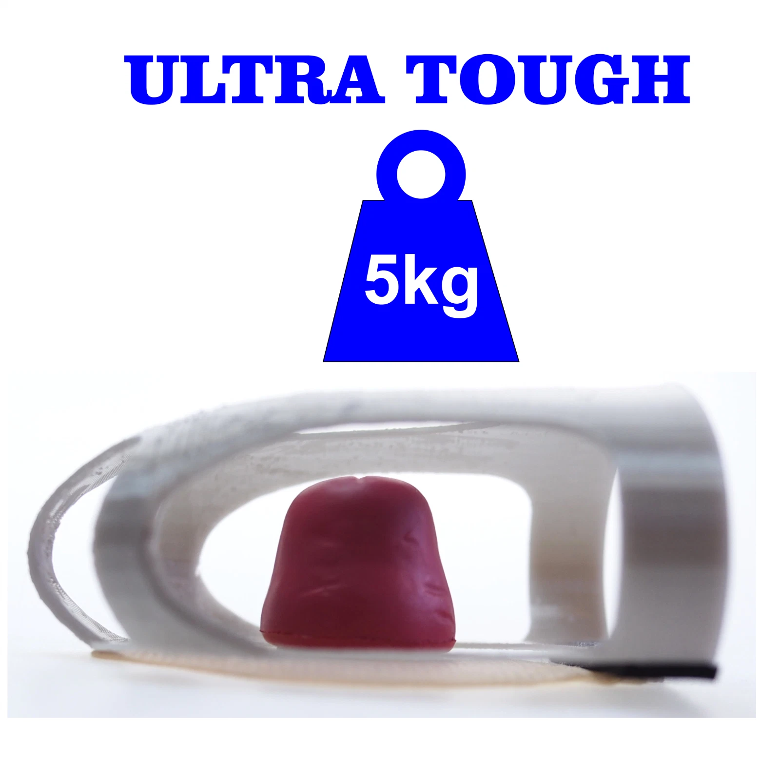 Stoma shield bearing 5kg of direct load in testing